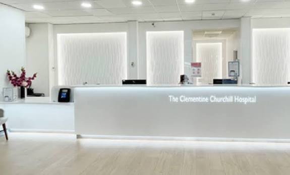 Reception at The Clementine Churchill Hospital